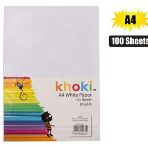 Khoki Paper A4 80gsm 100's White
