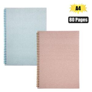 Novelty Notebook Glitter A4 Spiral 80pg