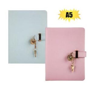 Novelty Notebook with Heart Lock A5