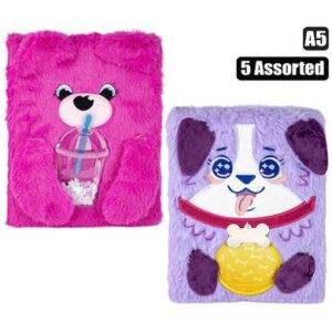 Novelty Notebook Plush A5