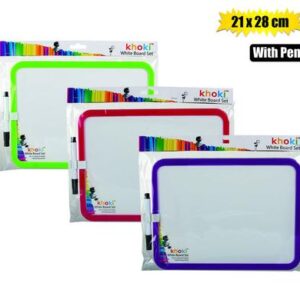 Khoki Board Dry Wipe & Pen 28 x 21cm