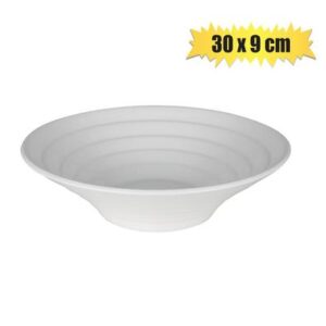 Serving Dish Ceramic 30 x 9cm Tapered Bowl
