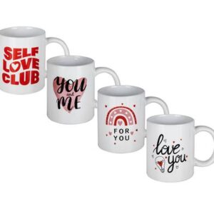 Mug Occasions Love Straight Shape Assorted