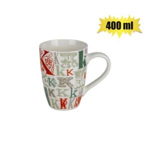 Mug Daily Tall Letter K 400ml