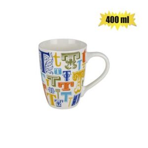 Mug Daily Tall Letter T 400ml