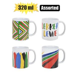 Mug Daily Straight Patriotic 320ml Assorted