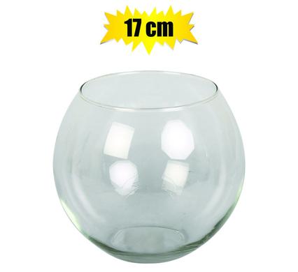 Vase Glass Florist Ball 14.5 x 17.5cm Clea