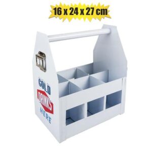 Drinks Holder 6-div with Opener 27 x 24 x 16cm
