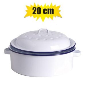 Roaster Enamel 1st-grade Round 20cm