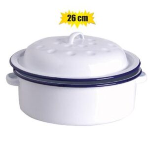 Roaster Enamel 1st-grade Round 26cm
