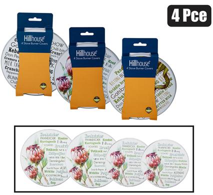 Stove-burner-covers 4-piece Words Hillhouse