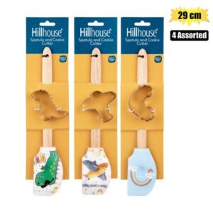 Hillhouse Spatula Silicone 29cm and Cookie Cutter