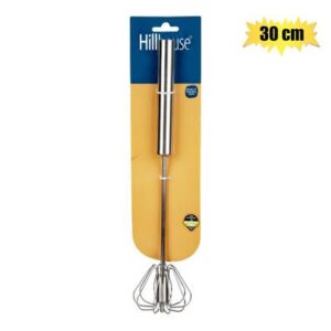 Hillhouse Egg-whisk S/s 30cm Rotary Push
