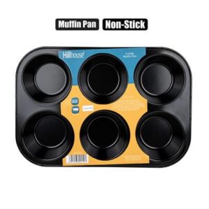 Hillhouse Bakeware Non-stick Muffin Pan 6-hole