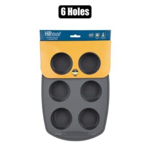 Hillhouse Bakeware Silicone Cup-cake Pan 6-hole