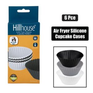 Hillhouse Air Fryer Silicone Cupcake Cases 6-piece