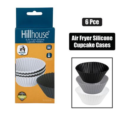Hillhouse Air Fryer Silicone Cupcake Cases 6-piece