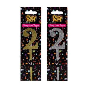 Cake Topper-birthday Number 2 1-piece