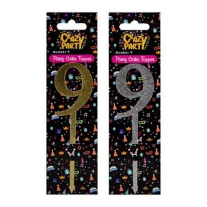 Cake Topper-birthday Number 9 1-piece