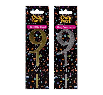 Cake Topper-birthday Number 9 1-piece