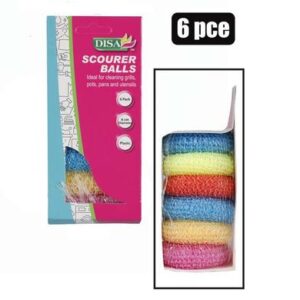 Disa Scourer Balls 6-piece