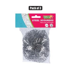Disa Scourer Balls Steel 3-piece