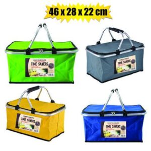 Home 'N Leisure Timesavers Cooler Bag Picnic with Handles 46 x 28 x 22cm