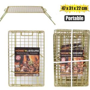 Home 'N Leisure Braai Braai-grid Portable 47 x 31 x 22cm Folding