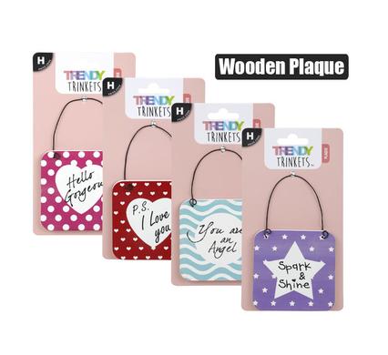 Trendy Trinkets Plaque Wdn Inspirational