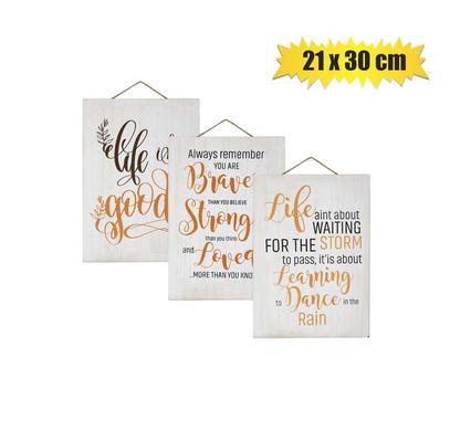 Plaque MDF Sign 21 x 30cm Inspirational