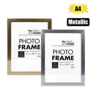 Picture-frame Plastic Metallic A4 Cert Assorted