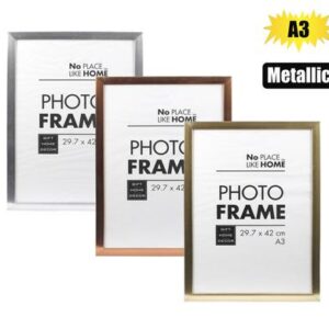 Picture-frame Plastic Metallic A3 Cert Assorted