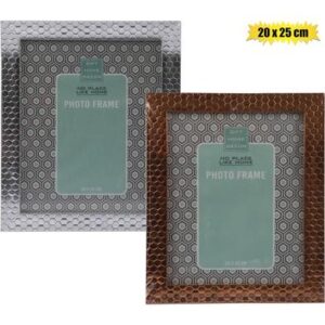 Picture Frame Plastic Metallic 20 x 25cm Assorted