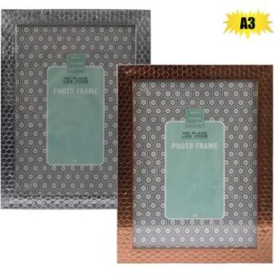 Picture Frame Plastic Metallic Cert A3 Assorted