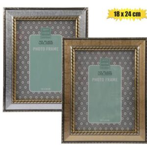 Picture Frame Plastic Marbled 18 x 24cm Assorted