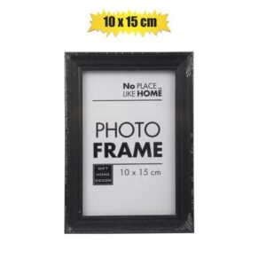 Picture-frame Plastic Black 10 x 15cm