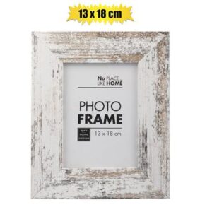 Picture-frame MDF White Stressed 13 x 18cm