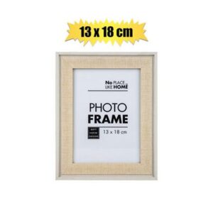 Picture-frame MDF 13 x 18cm White with Stripes