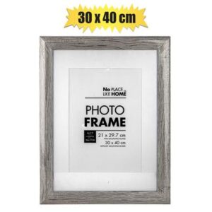 Picture-frame Cert MDF Woodgrain 40 x 30cm