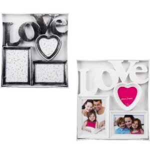 Picture-frame Collage Plastic 3 Love 31 x 25cm