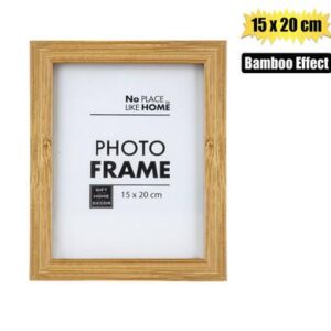 Picture Frame MDF Bamboo Effect 15 x 20cm
