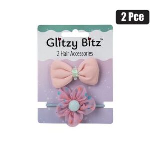 Glitzy Bitz Hair Band & Clip 2-piece