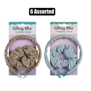 Glitzy Bitz Hair Alice Band with Scrunchie