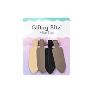 Glitzy Bitz Hair Clip Creaseless 4-piece