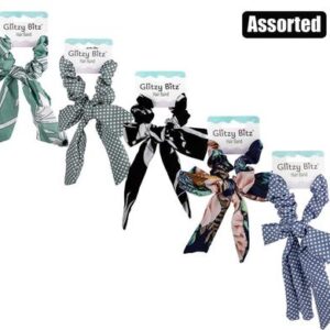 Glitzy Bitz Hair Band with Scarf Tail