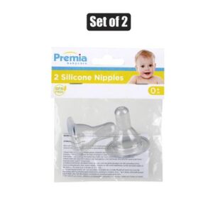 Premia Baby-bottle-teats set-of-2 Carded