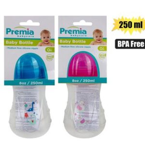 Premia Baby Feeding Bottle Plastic 250ml Wideneck