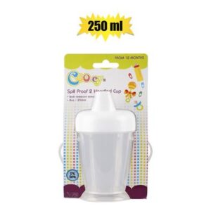 Cooey Feeding Cup Plastic Non-spill 250ml