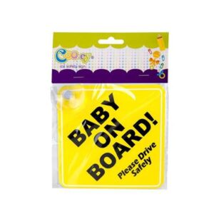 Cooey Safety Sign & Suction Baby-on-board