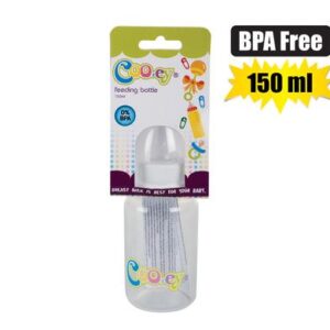 Cooey Feeding Bottle Plastic 150ml Round